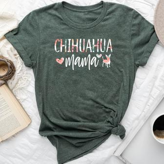 Chihuahua Mama Dog Lover For Mom Cute For Owner Puppy Bella Canvas T-shirt | Mazezy
