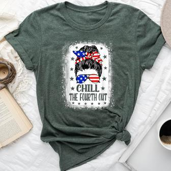 Chill The Fourth Out Patriotic 4Th Of July Men Bella Canvas T-shirt - Monsterry
