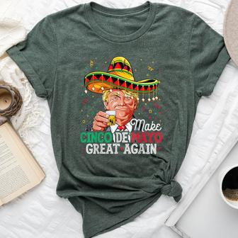 Make Cinco De Mayo Great Again Trump Bella Canvas T-shirt | Mazezy