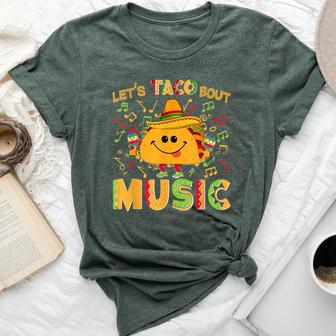 Cinco De Mayo Let's Taco Bout Music Mexican For Boys Girls Bella Canvas T-shirt - Monsterry