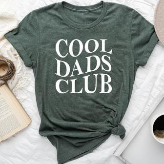 Cool Dads Club Father's Day From Daughter Son Groovy Bella Canvas T-shirt - Seseable