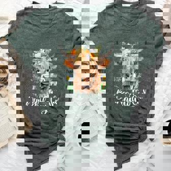 Cow Birthday Girl Mother Girl Mama Woman Family Matching Bella Canvas T-shirt - Seseable
