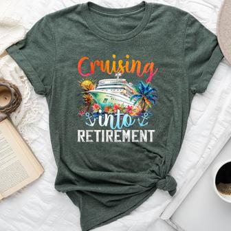 Cruising Into Retirement Hello Retirement 2024 Women Bella Canvas T-shirt - Monsterry CA