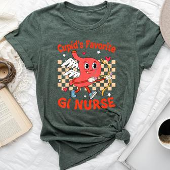 Cupid's Favorite Gi Nurse Stomach Endoscopy Valentines Day Bella Canvas T-shirt | Mazezy