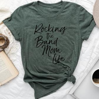 Cute Band Mom For Rocking The Band Mom Life Bella Canvas T-shirt - Monsterry