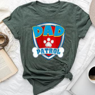 Dad Of The Birthday Boy Girl Dog Paw Family Matching Bella Canvas T-shirt - Seseable