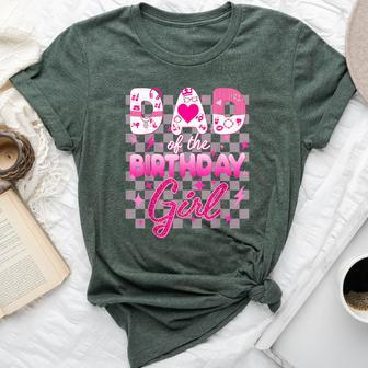 Dad And Mom Of The Birthday Girl Doll Family Party Decor Bella Canvas T-shirt - Seseable