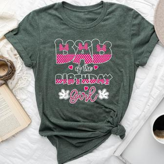 Dad And Mom Of The Birthday Girl Mouse Family Matching Bella Canvas T-shirt - Monsterry UK