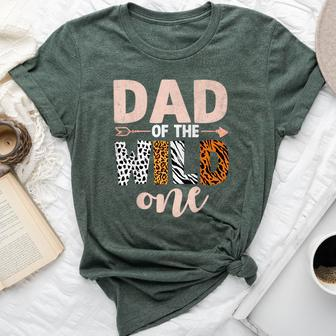 Dad And Mom Of The Wild One Birthday Girl Family Party Decor Bella Canvas T-shirt - Monsterry DE