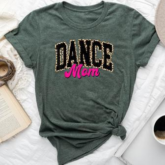 Dance Mom Leopard Dancing Mom Life Girls Dancer Bella Canvas T-shirt - Monsterry