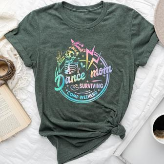 Dance Mom Weekends Coffee Dance Comps Tie Dye Girls Bella Canvas T-shirt | Mazezy UK