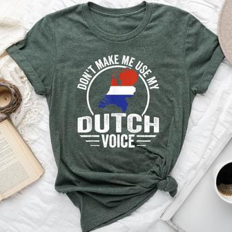 Dutch Roots Outfit Netherlands Heritage Women Bella Canvas T-shirt - Monsterry DE