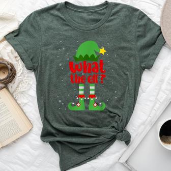 What The Elf Family Matching Christmas Men Bella Canvas T-shirt - Thegiftio UK