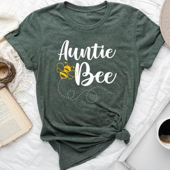 Family Bee Auntie Birthday Family Matching Beekeeper Bella Canvas T-shirt - Monsterry AU