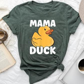 Farming Cute Bird Mom Duck Lover Mama Duck Bella Canvas T-shirt - Monsterry UK