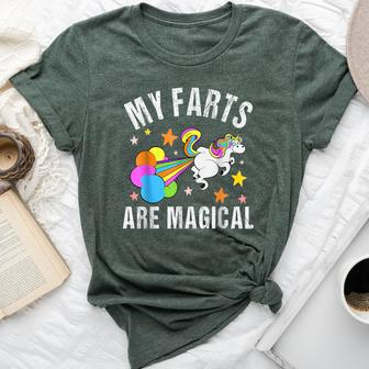 My Farts Are Magical Unicorn Gag Farting Sarcastic Bella Canvas T-shirt - Seseable