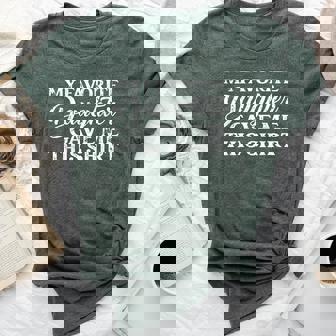 My Favorite Daughter Gave Me This Mom Dad Bella Canvas T-shirt - Thegiftio