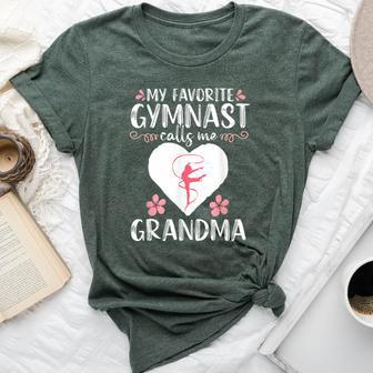 My Favorite Gymnast Calls Me Grandma Gymnastics Bella Canvas T-shirt - Monsterry UK