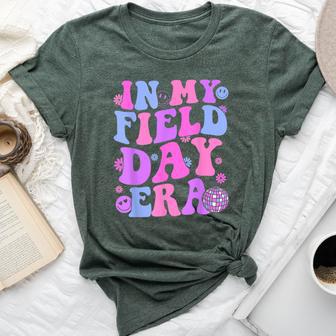 In My Field Trip Era Retro Groovy Teacher Field Day 2024 Bella Canvas T-shirt - Monsterry