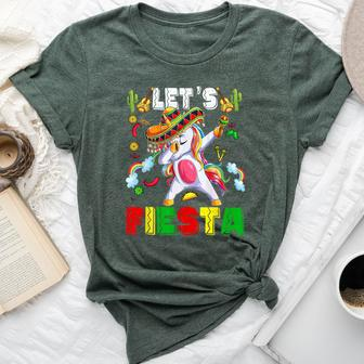 Lets Fiesta- Cinco De Mayo Mexican Kid Girl Bella Canvas T-shirt - Monsterry