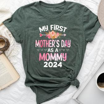 My First Mother's Day As A Mommy 2024 Mother's Day New Mom Bella Canvas T-shirt | Mazezy AU