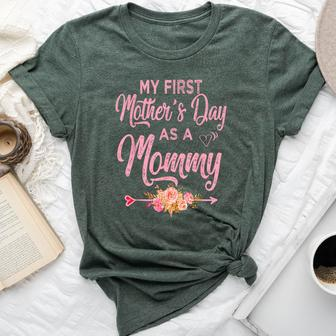 My First Mother's Day As A Mommy 2024 New Mom Bella Canvas T-shirt - Seseable