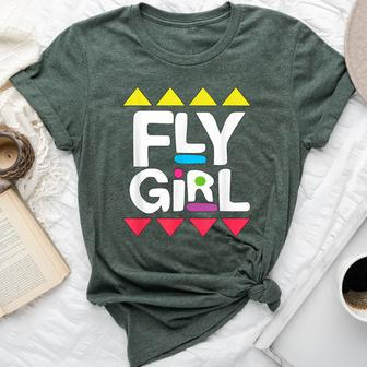 Fly Girl 80S Hip Hop For Woman 90S Old School B-Girl Bella Canvas T-shirt - Seseable