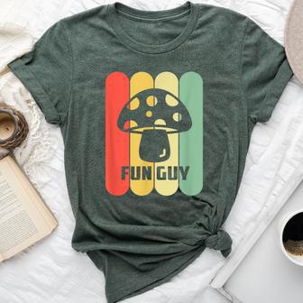 Fun Guy Mushroom Vintage Retro Mushroom Bella Canvas T-shirt - Monsterry DE