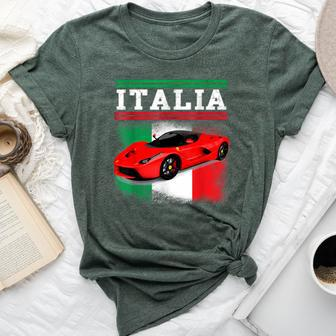 Fun Italian Exotic Supercar For Men And Children Bella Canvas T-shirt - Seseable