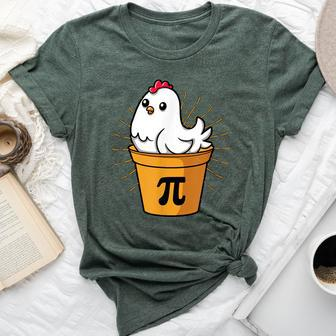 Chicken Pot Pi Day Pie Math Lover Geek 3 14 Bella Canvas T-shirt - Seseable
