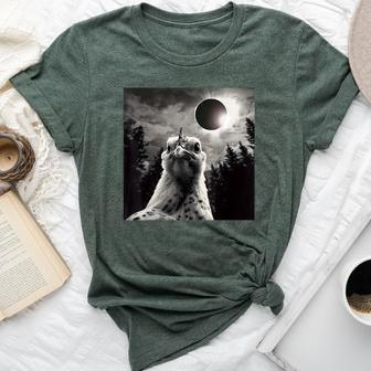 Chicken Selfie With Total Solar Eclipse 2024 Bella Canvas T-shirt - Monsterry