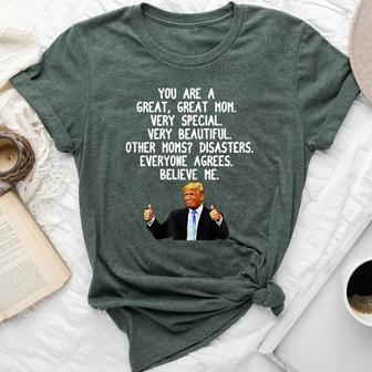 Donald Trump Gag Conservative Mom Bella Canvas T-shirt - Seseable