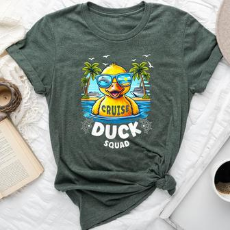 Duck Cruise Rubber Duck Squad Vaction Cruise Ship Bella Canvas T-shirt - Seseable