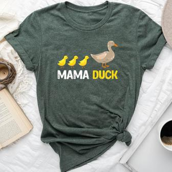 Duck Lover Mama Duck Ducks Bella Canvas T-shirt - Monsterry UK