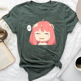 Emotion Smile Heh A Cute Girl For Family Holidays Bella Canvas T-shirt | Mazezy