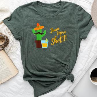 Mexican Cactus Meme Juan More Shot Party Bella Canvas T-shirt - Monsterry