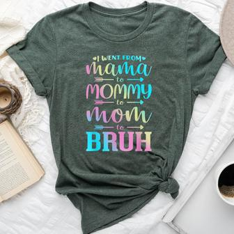 For Mom And Son Bruh Bella Canvas T-shirt - Seseable