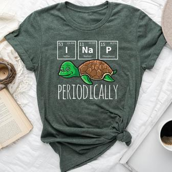 Science I Nap Periodic Table Meme Meh Sea Turtle Bella Canvas T-shirt - Monsterry