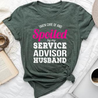 Service Advisor Wife Wedding Anniversary Bella Canvas T-shirt - Monsterry