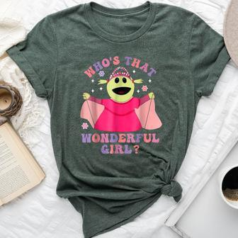 Who's That Wonderful Girl Could She Be Any Cuter Cute Bella Canvas T-shirt - Seseable
