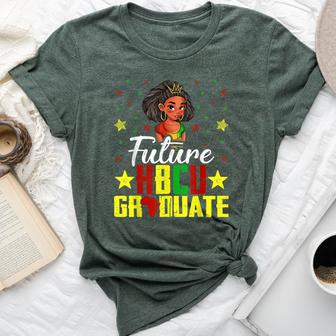 Future Hbcu Grad History Black College Girl Youth Melanin Bella Canvas T-shirt - Seseable