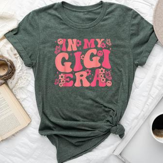 In My Gigi Era Baby Announcement For Grandma Mother's Day Bella Canvas T-shirt - Seseable