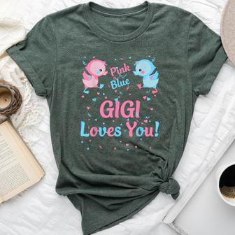 Gigi Gender Reveal Party Pink Or Blue For Matching Family Bella Canvas T-shirt - Monsterry AU