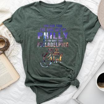 Can Take The Girl Out Of Philadelphia Proud Philly Pride Bella Canvas T-shirt - Monsterry CA