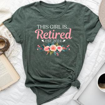This Girl Is Retired Est 2024 Bella Canvas T-shirt - Monsterry AU
