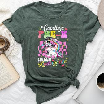 Girls Pre-K Graduation Cute Unicorn Preschool Graduate 2024 Bella Canvas T-shirt - Seseable