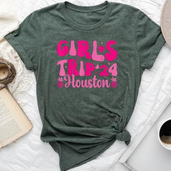 Girls Trip 2024 Houston Weekend Vacation Birthday Bella Canvas T-shirt | Mazezy