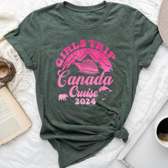 Girls Trip Canada Cruise 2024 Family Matching Couple Bella Canvas T-shirt - Monsterry DE
