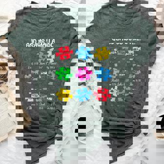 God Say You Are Autism Christian Jesus Bible Verse Religious Bella Canvas T-shirt | Mazezy