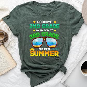 Goodbye 2Nd Grade Way To 3Rd Grade First Summer Graduation Bella Canvas T-shirt - Seseable